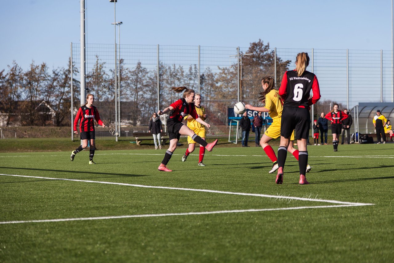 Bild 355 - B-Juniorinnen SG Weststeinburg/Bei - SV Fisia 03 : Ergebnis: 1:2